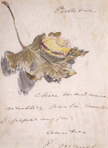 Lettre avec un escargot sur une feuille (mk40)